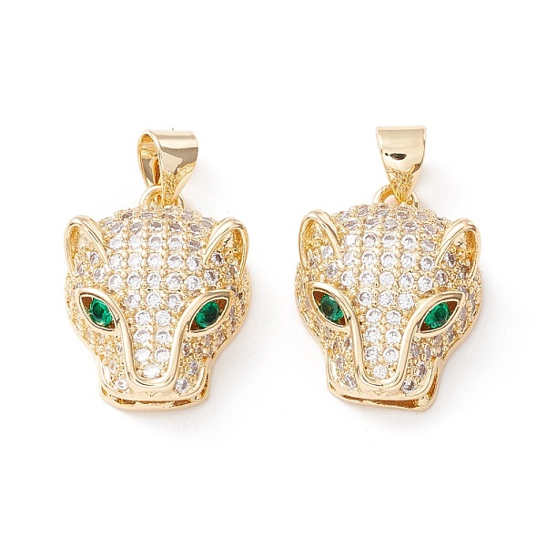 PandaHall Brass Micro Pave Cubic Zirconia Pendants, Long-Lasting Plated, Cadmium Free & Lead Free, Leopard, Real 18K Gold Plated..., Clear
PandaHall Brass Micro Pave Cubic Zirconia Pendants, Long-Lasting Plated, Cadmium Free & Lead Free, Leopard, Real 18K Gold Plated..., Clear