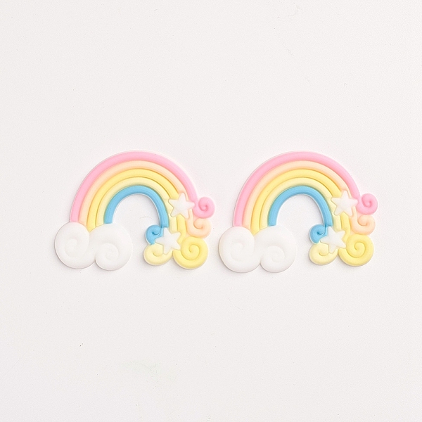PandaHall Resin Cabochons, for Jewelry Making, Rainbow, Colorful, 39x49x2.5mm Resin Rainbow
PandaHall Resin Cabochons, for Jewelry Making, Rainbow, Colorful, 39x49x2.5mm Resin Rainbow
