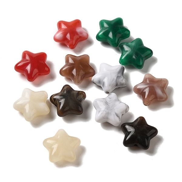 PandaHall Two Tone Opaque Acrylic Beads, Star, Mixed Color, 19x20x8.5mm, Hole: 1.8mm, about 281pcs/500g Acrylic Star Multicolor
PandaHall Two Tone Opaque Acrylic Beads, Star, Mixed Color, 19x20x8.5mm, Hole: 1.8mm, about 281pcs/500g Acrylic Star Multicolor