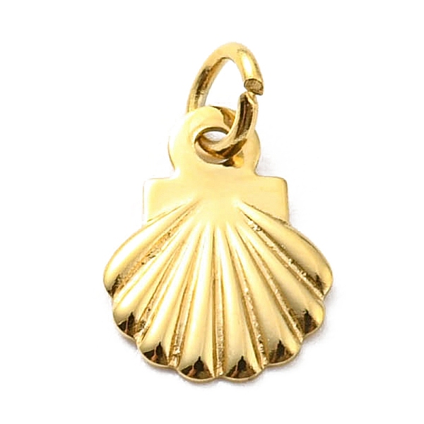 PandaHall 304 Stainless Steel Charms, with Jump Ring, Shell Charm, Real 14K Gold Plated, 7.5x5.5x0.6mm, Hole: 2mm 304 Stainless Steel Shell...
PandaHall 304 Stainless Steel Charms, with Jump Ring, Shell Charm, Real 14K Gold Plated, 7.5x5.5x0.6mm, Hole: 2mm 304 Stainless Steel Shell...