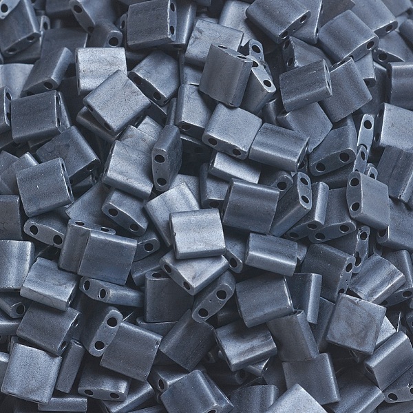 PandaHall MIYUKI TILA Beads, Japanese Seed Beads, 2-Hole, (TL2001) Matte Gunmetal, 5x5x1.9mm, Hole: 0.8mm, about 118pcs/bottle, 10g/bottle..., Black
PandaHall MIYUKI TILA Beads, Japanese Seed Beads, 2-Hole, (TL2001) Matte Gunmetal, 5x5x1.9mm, Hole: 0.8mm, about 118pcs/bottle, 10g/bottle..., Black