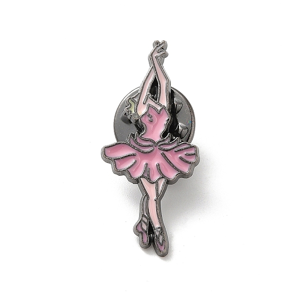 PandaHall Dancing Girl Enamel Pins, Gunmetal Alloy Badge for Women, Pink, 29.5x13x1.3mm Alloy+Enamel Human Pink
PandaHall Dancing Girl Enamel Pins, Gunmetal Alloy Badge for Women, Pink, 29.5x13x1.3mm Alloy+Enamel Human Pink