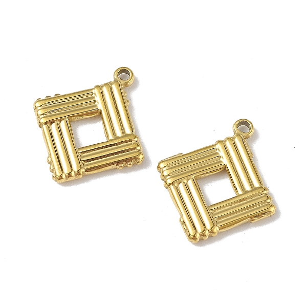 PandaHall Ion Plating(IP) 304 Stainless Steel Pendants, Rhombus Charm, Golden, 17x15.5x1.7mm, Hole: 1.2mm 304 Stainless Steel Rhombus
PandaHall Ion Plating(IP) 304 Stainless Steel Pendants, Rhombus Charm, Golden, 17x15.5x1.7mm, Hole: 1.2mm 304 Stainless Steel Rhombus