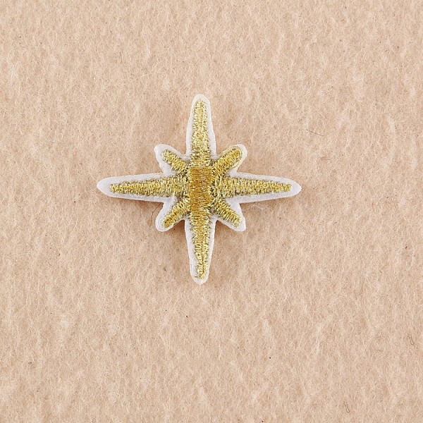 PandaHall Computerized Embroidery Cloth Iron on/Sew on Patches, Costume Accessories, Appliques, Shinning Star, Gold, 31x32mm Cloth Star Gold
PandaHall Computerized Embroidery Cloth Iron on/Sew on Patches, Costume Accessories, Appliques, Shinning Star, Gold, 31x32mm Cloth Star Gold