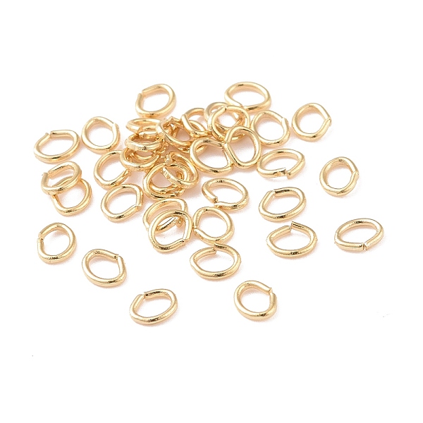 PandaHall Brass Jump Rings, Open Jump Rings, Cadmium Free & Lead Free, Oval, Real 14K Gold Plated, 3.8x3x0.5mm, 24 Gauge, Hole: 1.7x2.5mm...
PandaHall Brass Jump Rings, Open Jump Rings, Cadmium Free & Lead Free, Oval, Real 14K Gold Plated, 3.8x3x0.5mm, 24 Gauge, Hole: 1.7x2.5mm...