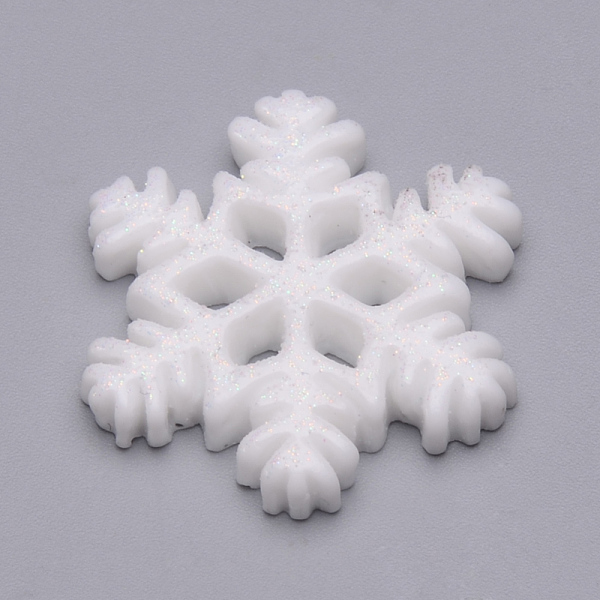 PandaHall Resin Cabochons, with Glitter Powder, Christmas, Snowflake, Snow, 20x18x3mm Resin Snowflake White
PandaHall Resin Cabochons, with Glitter Powder, Christmas, Snowflake, Snow, 20x18x3mm Resin Snowflake White
