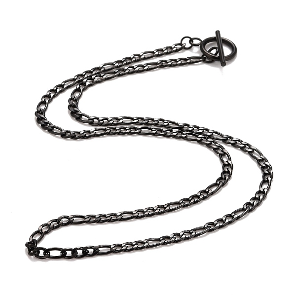 PandaHall Ion Plating(IP) 304 Stainless Steel Chain Necklaces, Electrophoresis Black, 19.64 inch(49.9cm) 202 Stainless Steel
PandaHall Ion Plating(IP) 304 Stainless Steel Chain Necklaces, Electrophoresis Black, 19.64 inch(49.9cm) 202 Stainless Steel