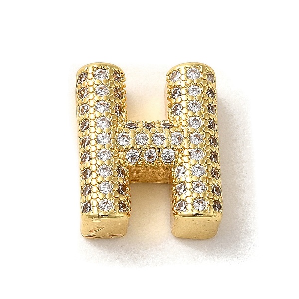PandaHall Brass Micro Pave Clear Cubic Zirconia Charms, Real 18K Gold Plated, Letter H, 12x10x5mm, Hole: 2mm Brass+Cubic Zirconia Letter H...
PandaHall Brass Micro Pave Clear Cubic Zirconia Charms, Real 18K Gold Plated, Letter H, 12x10x5mm, Hole: 2mm Brass+Cubic Zirconia Letter H...