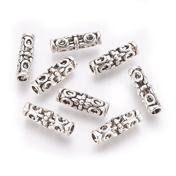 PandaHall Tibetan Style Alloy Beads, Cadmium Free & Nickel Free & Lead Free, Column, Antique Silver, 18x7mm, Hole: 3mm Alloy Column
PandaHall Tibetan Style Alloy Beads, Cadmium Free & Nickel Free & Lead Free, Column, Antique Silver, 18x7mm, Hole: 3mm Alloy Column