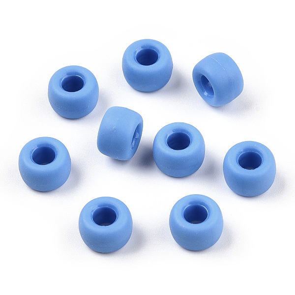 PandaHall Opaque Plastic Beads, Frosted, Barrel, Cornflower Blue, 9x6mm, Hole: 3.8mm, about 1900pcs/500g Plastic Barrel
PandaHall Opaque Plastic Beads, Frosted, Barrel, Cornflower Blue, 9x6mm, Hole: 3.8mm, about 1900pcs/500g Plastic Barrel