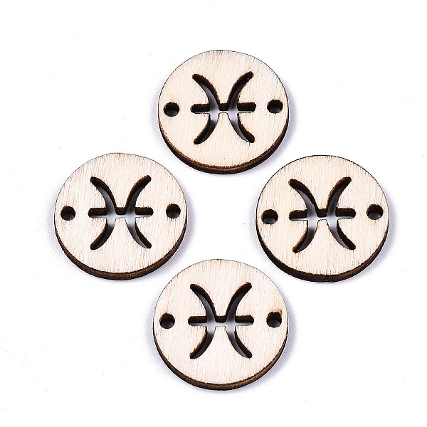 PandaHall Unfinished Natural Poplar Wood Links Connectors, Laser Cut, Flat Round with Constellation, Pisces, 19.5x2.5mm, Hole: 2mm Wood...
PandaHall Unfinished Natural Poplar Wood Links Connectors, Laser Cut, Flat Round with Constellation, Pisces, 19.5x2.5mm, Hole: 2mm Wood...