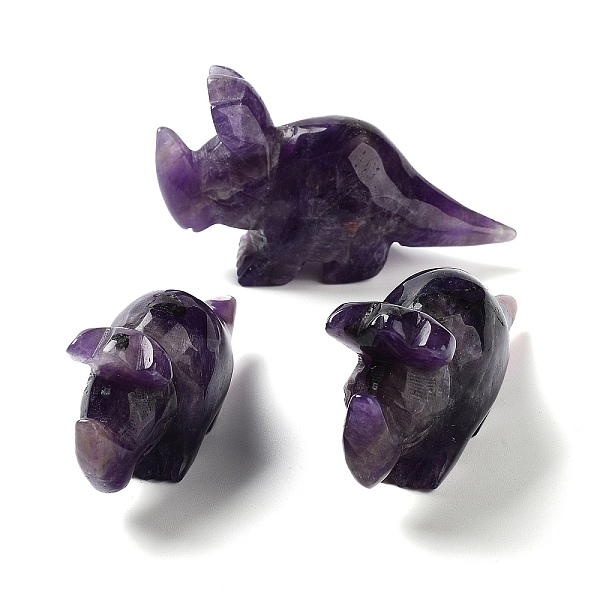 PandaHall Natural Amethyst Carved Healing Rhinoceros Figurines, Reiki Energy Stone Display Decorations, 70.5x21.5x38mm Amethyst Rhinoceros
PandaHall Natural Amethyst Carved Healing Rhinoceros Figurines, Reiki Energy Stone Display Decorations, 70.5x21.5x38mm Amethyst Rhinoceros
