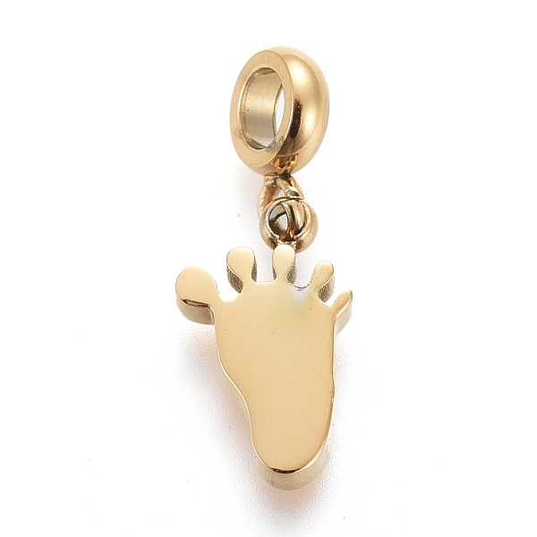 PandaHall Ion Plating(IP) 304 Stainless Steel Pendants, with Tube Bails, Manual Polishing, Footprint, Golden, 15.2mm, Pendant: 9.7x5.8x1.8mm...
PandaHall Ion Plating(IP) 304 Stainless Steel Pendants, with Tube Bails, Manual Polishing, Footprint, Golden, 15.2mm, Pendant: 9.7x5.8x1.8mm...