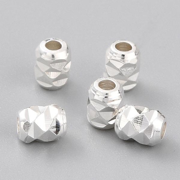 PandaHall Brass Beads, Long-Lasting Plated, Barrel, 925 Sterling Silver Plated, 4x3mm, Hole: 1.2mm Brass Barrel
PandaHall Brass Beads, Long-Lasting Plated, Barrel, 925 Sterling Silver Plated, 4x3mm, Hole: 1.2mm Brass Barrel