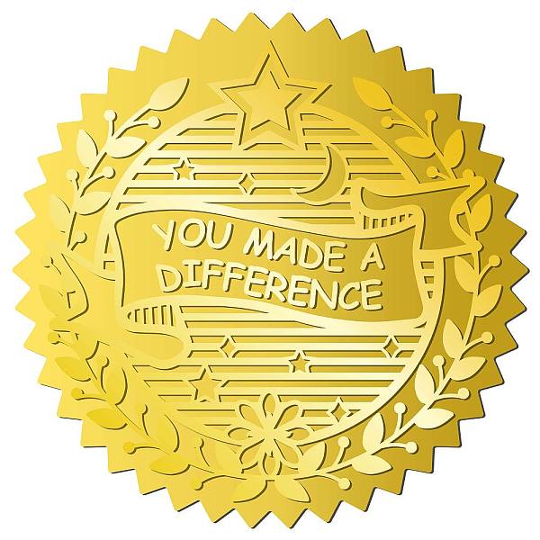 PandaHall CRASPIRE 408pcs 2 Inch You Made A Difference Gold Foil Stickers Word Star Plant Gold Embossed Gold Certificate Seals Waterproof...
PandaHall CRASPIRE 408pcs 2 Inch You Made A Difference Gold Foil Stickers Word Star Plant Gold Embossed Gold Certificate Seals Waterproof...
