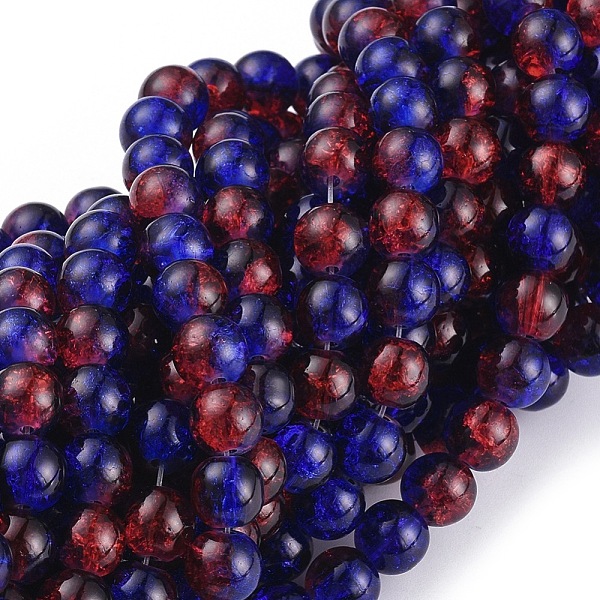 PandaHall Spray Painted Crackle Glass Beads Strands, Round, Medium Blue, 8mm, Hole: 1.3~1.6mm, about 100pcs/strand, 31.4 inch Glass Round...
PandaHall Spray Painted Crackle Glass Beads Strands, Round, Medium Blue, 8mm, Hole: 1.3~1.6mm, about 100pcs/strand, 31.4 inch Glass Round...