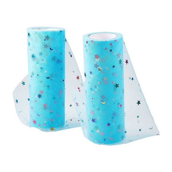 PandaHall Star Sequin Deco Mesh Ribbons, Tulle Fabric, Tulle Roll Spool Fabric For Skirt Making, Medium Turquoise, 6 inch(15.24cm), about..., Cyan
PandaHall Star Sequin Deco Mesh Ribbons, Tulle Fabric, Tulle Roll Spool Fabric For Skirt Making, Medium Turquoise, 6 inch(15.24cm), about..., Cyan