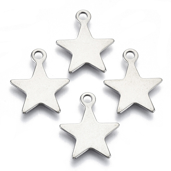 PandaHall 201 Stainless Steel Pendants, Laser Cut, Stamping Blank Tag, Star, Stainless Steel Color, 17x14x0.7mm, Hole: 1.8mm 201 Stainless...
PandaHall 201 Stainless Steel Pendants, Laser Cut, Stamping Blank Tag, Star, Stainless Steel Color, 17x14x0.7mm, Hole: 1.8mm 201 Stainless...