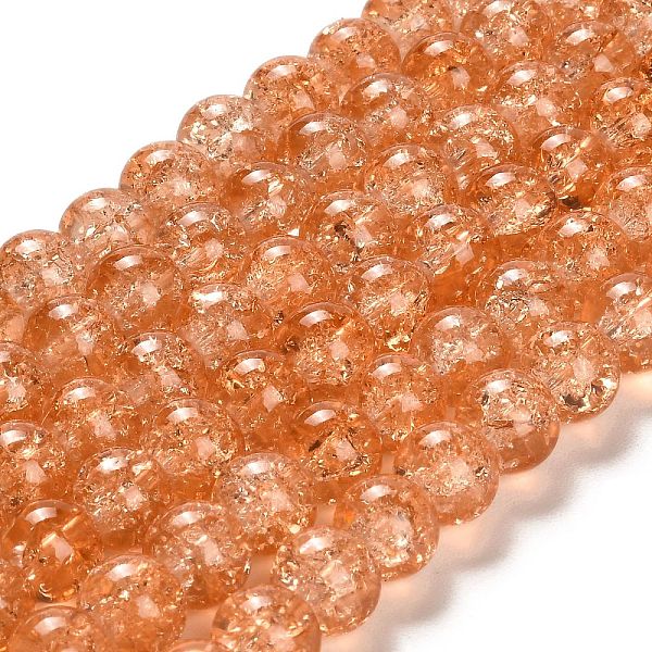 PandaHall Spray Painted Crackle Glass Beads Strands, Round, Light Salmon, 10mm, Hole: 1.3~1.6mm, about 80pcs/strand, 31.4 inch Glass Round..., Red
PandaHall Spray Painted Crackle Glass Beads Strands, Round, Light Salmon, 10mm, Hole: 1.3~1.6mm, about 80pcs/strand, 31.4 inch Glass Round..., Red