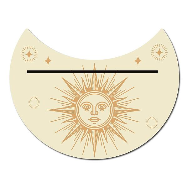 PandaHall Natural Wood Card Stand for Tarot, Display Stand for Witch Divination Tools, PeachPuff, Sun Pattern, 130x100x5mm Wood Sun Brown
PandaHall Natural Wood Card Stand for Tarot, Display Stand for Witch Divination Tools, PeachPuff, Sun Pattern, 130x100x5mm Wood Sun Brown