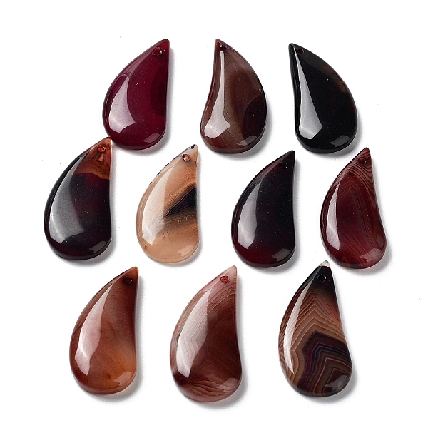 PandaHall Dyed & Heated Natural Agate Pendants, Teardrop Charms, Dark Red, 39~42x18.5~22x5.5~6mm, Hole: 1.5~1.6mm Natural Agate Teardrop
PandaHall Dyed & Heated Natural Agate Pendants, Teardrop Charms, Dark Red, 39~42x18.5~22x5.5~6mm, Hole: 1.5~1.6mm Natural Agate Teardrop