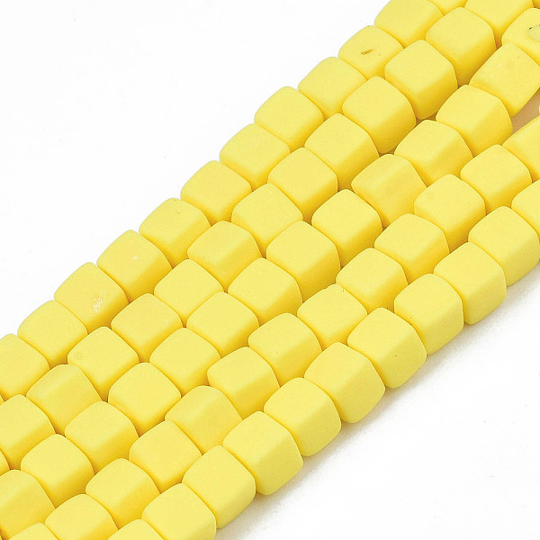 PandaHall Handmade Polymer Clay Beads Strands, Cube, Yellow, 4x4x4mm, Hole: 1.4mm, about 89~91pcs/strand, 15.55 inch~15.94 inch(39.5~40.5cm)...
PandaHall Handmade Polymer Clay Beads Strands, Cube, Yellow, 4x4x4mm, Hole: 1.4mm, about 89~91pcs/strand, 15.55 inch~15.94 inch(39.5~40.5cm)...