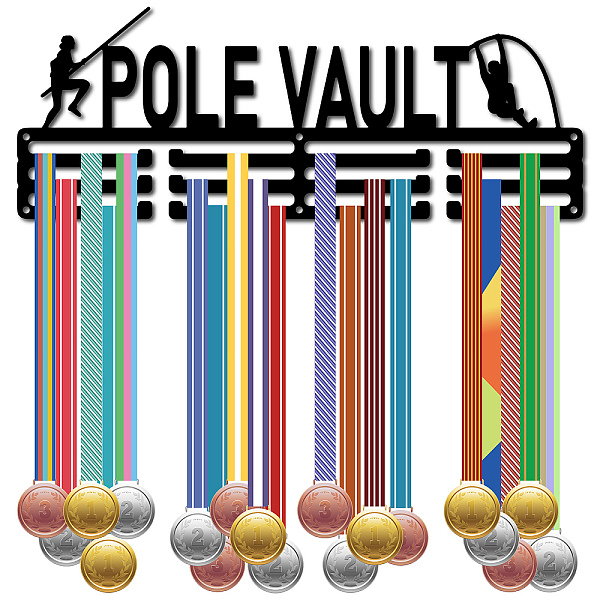 PandaHall Fashion Iron Medal Hanger Holder Display Wall Rack, 3-Line, with Screws, Black, Pole Vault, Sports, 150x400x1.5mm Iron Sports...
PandaHall Fashion Iron Medal Hanger Holder Display Wall Rack, 3-Line, with Screws, Black, Pole Vault, Sports, 150x400x1.5mm Iron Sports...