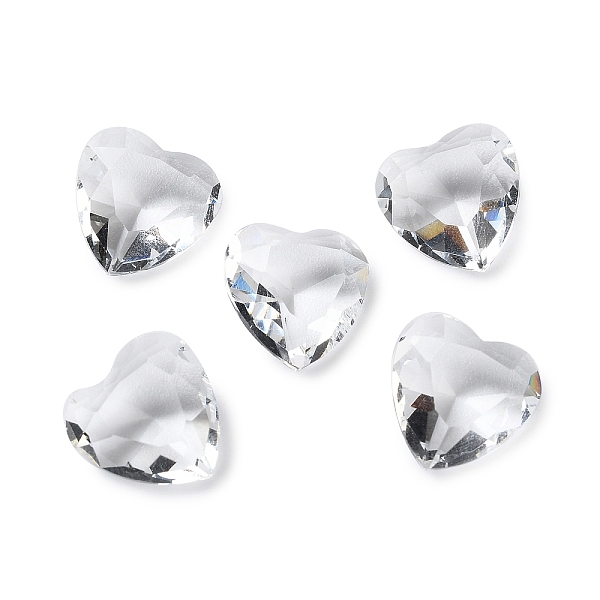 PandaHall Transparent Glass Rhinestone Cabochons, Faceted, Heart, Pointed Back, Clear, 12x12x5.5mm Glass Rhinestone Heart Clear
PandaHall Transparent Glass Rhinestone Cabochons, Faceted, Heart, Pointed Back, Clear, 12x12x5.5mm Glass Rhinestone Heart Clear