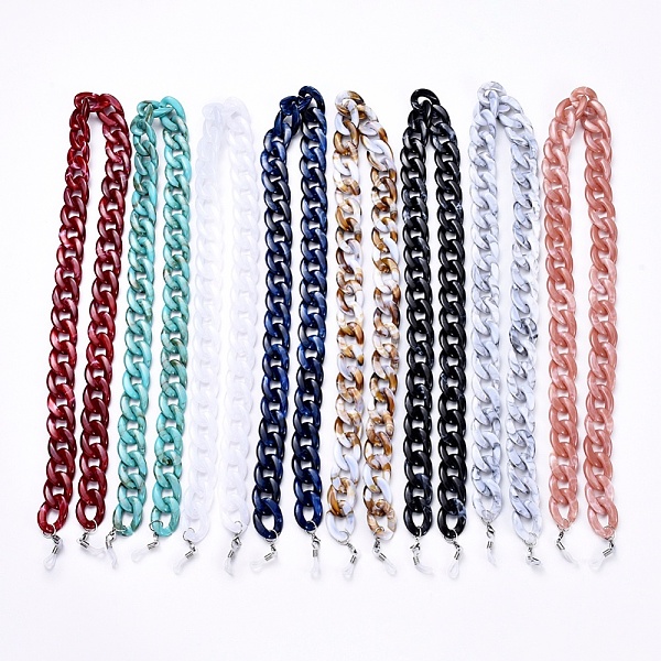 PandaHall Eyeglasses Chains, Neck Strap for Eyeglasses, with Acrylic Curb Chains, 304 Stainless Steel Lobster Claw Clasps and Rubber Loop..., Multicolor
PandaHall Eyeglasses Chains, Neck Strap for Eyeglasses, with Acrylic Curb Chains, 304 Stainless Steel Lobster Claw Clasps and Rubber Loop..., Multicolor