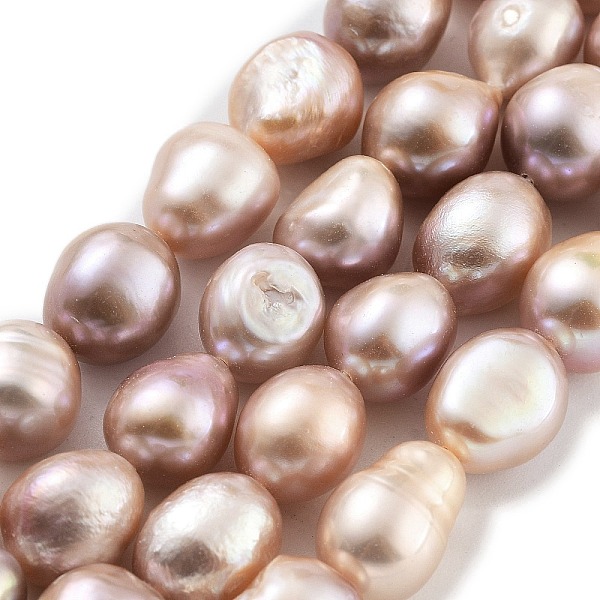 PandaHall Natural Cultured Freshwater Pearl Beads Strands, Two Sides Polished, Grade 4A, PeachPuff, 9~10mm, Hole: 0.7mm, about..., Brown
PandaHall Natural Cultured Freshwater Pearl Beads Strands, Two Sides Polished, Grade 4A, PeachPuff, 9~10mm, Hole: 0.7mm, about..., Brown