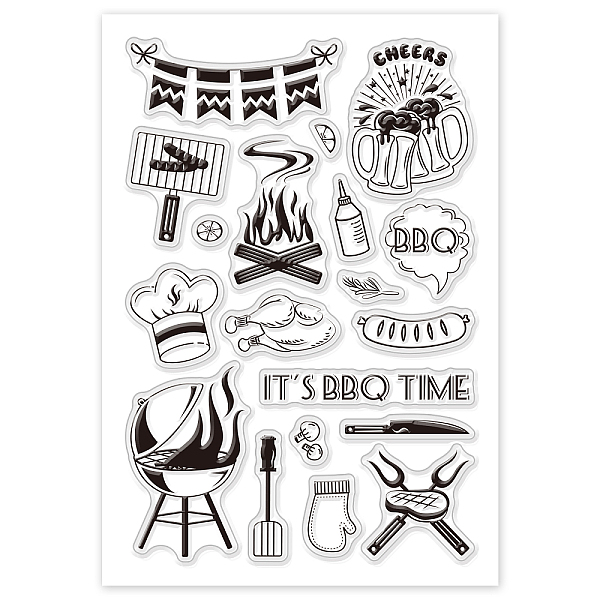 PandaHall PVC Plastic Stamps, for DIY Scrapbooking, Photo Album Decorative, Cards Making, Stamp Sheets, Food Pattern, 16x11x0.3cm Plastic...
PandaHall PVC Plastic Stamps, for DIY Scrapbooking, Photo Album Decorative, Cards Making, Stamp Sheets, Food Pattern, 16x11x0.3cm Plastic...