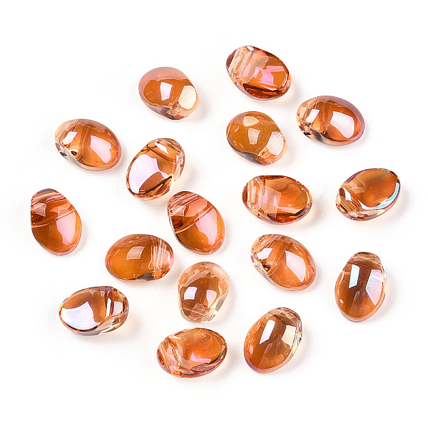 PandaHall Transparent Spray Painted Glass Charms, AB Color Plated, Oval, Chocolate, 8.5x6x4.5mm, Hole: 1mm Glass Teardrop Brown
PandaHall Transparent Spray Painted Glass Charms, AB Color Plated, Oval, Chocolate, 8.5x6x4.5mm, Hole: 1mm Glass Teardrop Brown