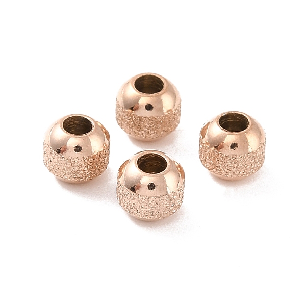 PandaHall Ion Plating(IP) Textured 304 Stainless Steel Beads, Round, Rose Gold, 4mm, Hole: 1.5mm 304 Stainless Steel Round
PandaHall Ion Plating(IP) Textured 304 Stainless Steel Beads, Round, Rose Gold, 4mm, Hole: 1.5mm 304 Stainless Steel Round