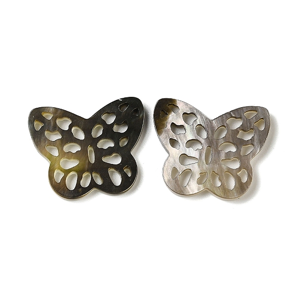 PandaHall Natural Black Lip Shell Cabochons, Hollow Butterfly, Black, 17.5x21x2mm Black Lip Shell Butterfly Black
PandaHall Natural Black Lip Shell Cabochons, Hollow Butterfly, Black, 17.5x21x2mm Black Lip Shell Butterfly Black