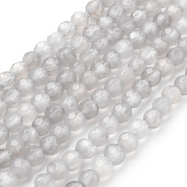 PandaHall Natural Grey Agate Beads Strands, Faceted Round, Gray, 4mm, Hole: 1mm, about 45pcs/strand, 7 inch Grey Agate Round Gray
PandaHall Natural Grey Agate Beads Strands, Faceted Round, Gray, 4mm, Hole: 1mm, about 45pcs/strand, 7 inch Grey Agate Round Gray