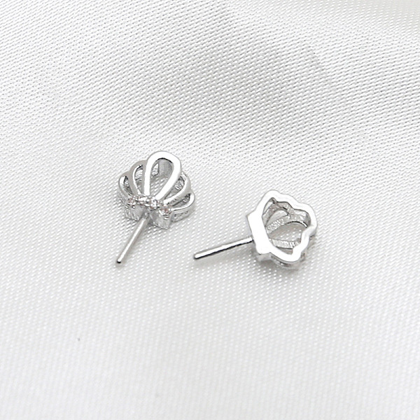 PandaHall Brass Micro Pave Clear Cubic Zirconia Crown Head Pins, for Baroque Pearl Making, Platinum, 12x8mm Brass
PandaHall Brass Micro Pave Clear Cubic Zirconia Crown Head Pins, for Baroque Pearl Making, Platinum, 12x8mm Brass
