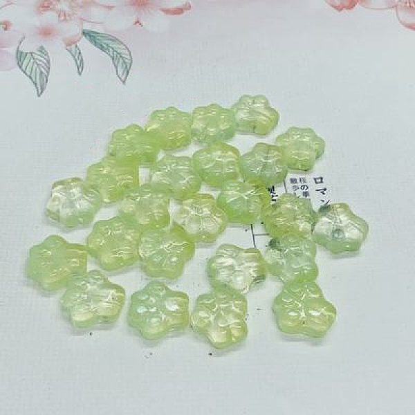 PandaHall Transparent Handmade Lampwork Beads, Paw Print, Green Yellow, 13x14mm Lampwork Others
PandaHall Transparent Handmade Lampwork Beads, Paw Print, Green Yellow, 13x14mm Lampwork Others