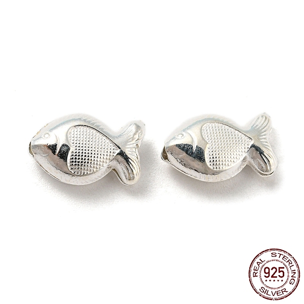 PandaHall 925 Sterling Silver Beads, Fish, Silver, 7x11x4.5mm, Hole: 1.5mm Sterling Silver Fish
PandaHall 925 Sterling Silver Beads, Fish, Silver, 7x11x4.5mm, Hole: 1.5mm Sterling Silver Fish