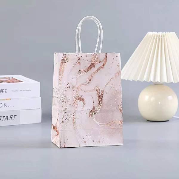 PandaHall Kraft Paper Bags, with Handle, Gift Bags, Shopping Bags, Rectangle with Marble Pattern, Pink, 15x8x21cm Paper Others Pink
PandaHall Kraft Paper Bags, with Handle, Gift Bags, Shopping Bags, Rectangle with Marble Pattern, Pink, 15x8x21cm Paper Others Pink
