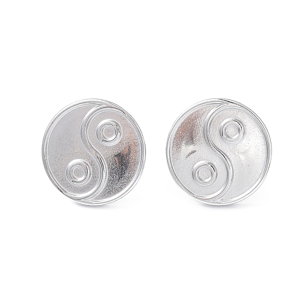 PandaHall 304 Stainless Steel Stud Earring for Women, Yin Yang, Stainless Steel Color, 16mm, Pin: 0.8mm 304 Stainless Steel Yin-yang
PandaHall 304 Stainless Steel Stud Earring for Women, Yin Yang, Stainless Steel Color, 16mm, Pin: 0.8mm 304 Stainless Steel Yin-yang