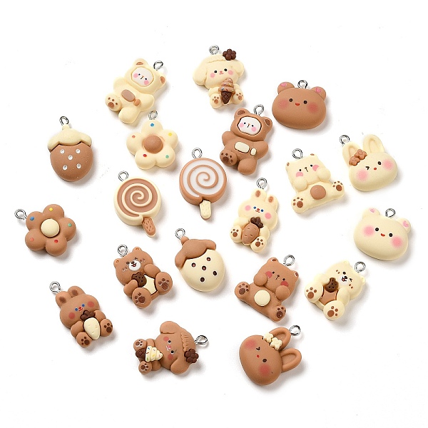 PandaHall Opaque Resin Pendants, with Platinum Plated Iron Loops, Mixed Shapes, Mixed Color, 21~29x16~22x7~10mm, Hole: 2mm Resin Mixed..., Multicolor
PandaHall Opaque Resin Pendants, with Platinum Plated Iron Loops, Mixed Shapes, Mixed Color, 21~29x16~22x7~10mm, Hole: 2mm Resin Mixed..., Multicolor