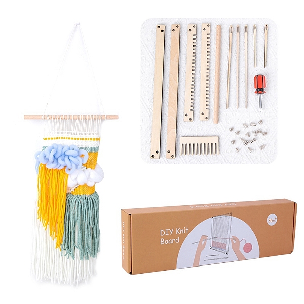 PandaHall Wood Weaving Looms Kit, with Weaving Stick, Weaving Comb and Weaving Crochet Needle, PapayaWhip, 30x22.2cm Wood Orange
PandaHall Wood Weaving Looms Kit, with Weaving Stick, Weaving Comb and Weaving Crochet Needle, PapayaWhip, 30x22.2cm Wood Orange