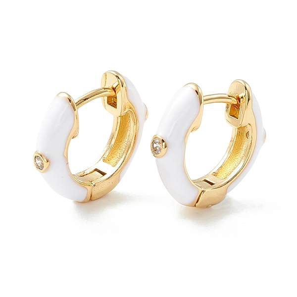 PandaHall Clear Cubic Zirconia Chunky Hinged Hoop Earrings with Enamel, Brass Jewelry for Women, Cadmium Free & Nickel Free & Lead Free..., White
PandaHall Clear Cubic Zirconia Chunky Hinged Hoop Earrings with Enamel, Brass Jewelry for Women, Cadmium Free & Nickel Free & Lead Free..., White