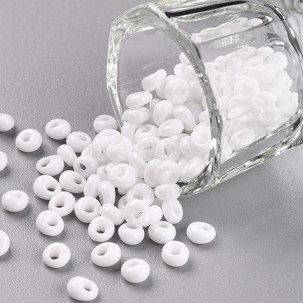 PandaHall TOHO Short Magatama Beads, Japanese Seed Beads, (41) Opaque White, 4.5x4x3mm, Hole: 1.2mm, about 450g/bag Glass White
PandaHall TOHO Short Magatama Beads, Japanese Seed Beads, (41) Opaque White, 4.5x4x3mm, Hole: 1.2mm, about 450g/bag Glass White