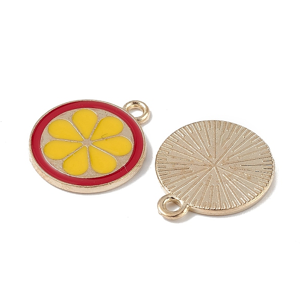 PandaHall Light Gold Tone Alloy Enamel Pendants, Lemon Slice Charm, FireBrick, 17.5x15x1.5mm, Hole: 2mm Alloy+Enamel Fruit Red
PandaHall Light Gold Tone Alloy Enamel Pendants, Lemon Slice Charm, FireBrick, 17.5x15x1.5mm, Hole: 2mm Alloy+Enamel Fruit Red