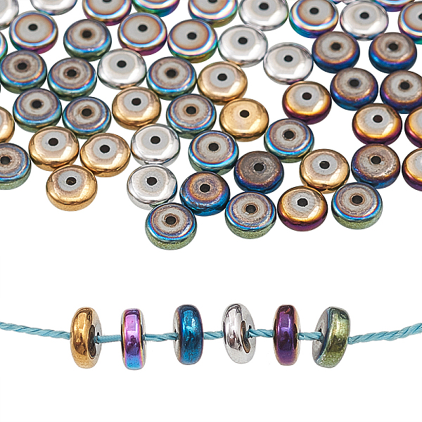 PandaHall 210Pcs 6 Colors Vacuum Plating Non-magnetic Synthetic Hematite Beads, Flat Round/Disc, Mixed Color, 6x2.5mm, Hole: 1mm...
PandaHall 210Pcs 6 Colors Vacuum Plating Non-magnetic Synthetic Hematite Beads, Flat Round/Disc, Mixed Color, 6x2.5mm, Hole: 1mm...