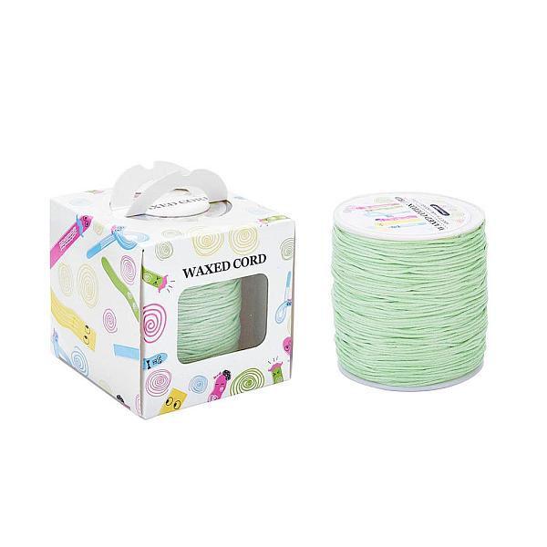 PandaHall Waxed Cotton Cords, Pale Green, 1mm, about 100yards/roll(91.44m/roll), 300 feet/roll Waxed Cotton Cord Round Green
PandaHall Waxed Cotton Cords, Pale Green, 1mm, about 100yards/roll(91.44m/roll), 300 feet/roll Waxed Cotton Cord Round Green