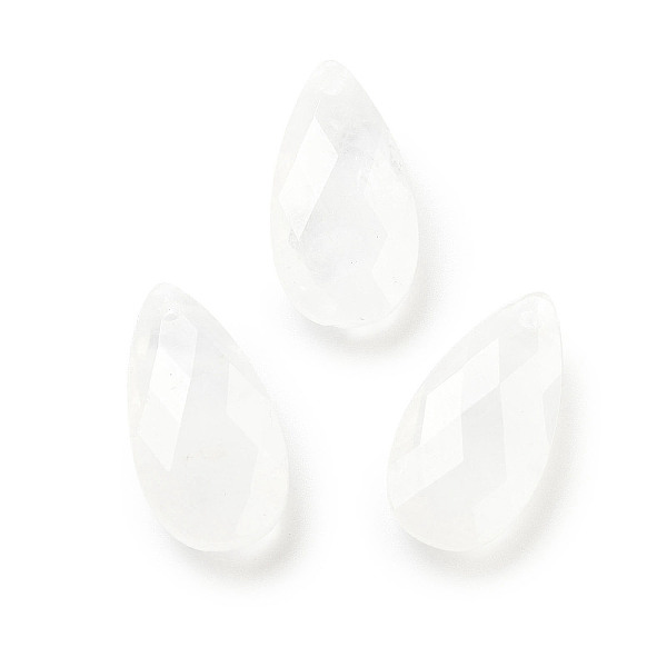 PandaHall Natural Quartz Crystal Pendants, Rock Crystal Faceted Teardrop Charms, 24x12.5x6mm, Hole: 1.2mm Quartz Crystal Teardrop
PandaHall Natural Quartz Crystal Pendants, Rock Crystal Faceted Teardrop Charms, 24x12.5x6mm, Hole: 1.2mm Quartz Crystal Teardrop