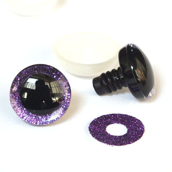 PandaHall Plastic Safety Craft Eye, with Spacer, PU Sequins Ring, for DIY Doll Toys Puppet Plush Animal Making, Medium Purple, 12mm Plastic...
PandaHall Plastic Safety Craft Eye, with Spacer, PU Sequins Ring, for DIY Doll Toys Puppet Plush Animal Making, Medium Purple, 12mm Plastic...