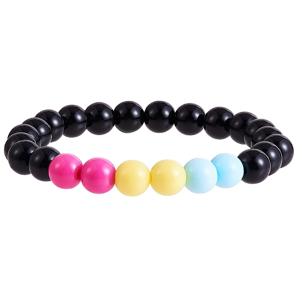 PandaHall Acrylic Round Beaded Stretch Bracelet for Women, Sky Blue, Inner Diameter: 2-1/8 inch(5.3cm) Acrylic
PandaHall Acrylic Round Beaded Stretch Bracelet for Women, Sky Blue, Inner Diameter: 2-1/8 inch(5.3cm) Acrylic